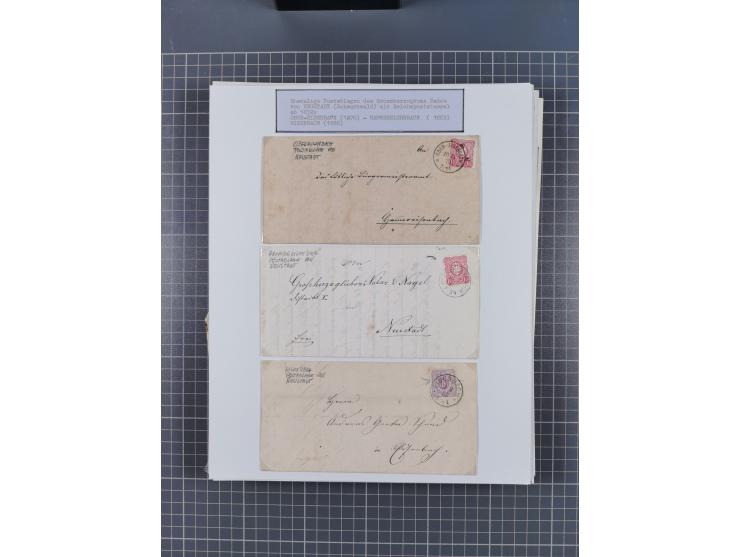 1800/1970 (ca.), HEIMATGESCHICHTE BADENS, umfangreiche Materialsammlung, teils ausstellungsmäßig aufgezogen, mit einigen hund