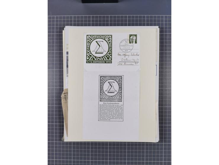 1800/1970 (ca.), HEIMATGESCHICHTE BADENS, umfangreiche Materialsammlung, teils ausstellungsmäßig aufgezogen, mit einigen hund