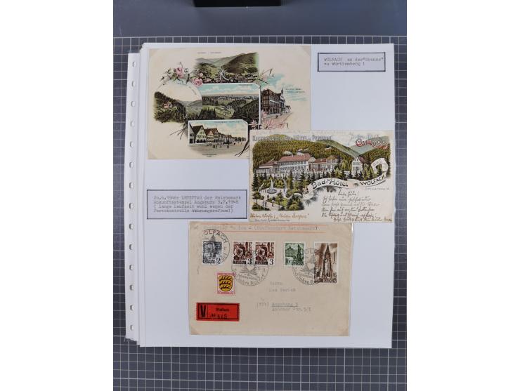 1800/1970 (ca.), HEIMATGESCHICHTE BADENS, umfangreiche Materialsammlung, teils ausstellungsmäßig aufgezogen, mit einigen hund