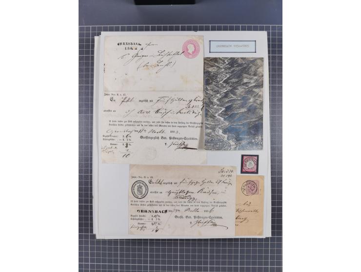 1800/1970 (ca.), HEIMATGESCHICHTE BADENS, umfangreiche Materialsammlung, teils ausstellungsmäßig aufgezogen, mit einigen hund