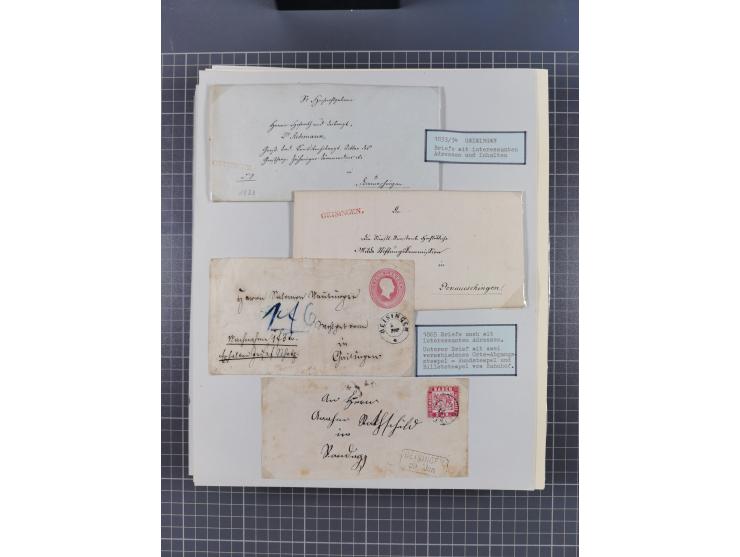 1800/1970 (ca.), HEIMATGESCHICHTE BADENS, umfangreiche Materialsammlung, teils ausstellungsmäßig aufgezogen, mit einigen hund