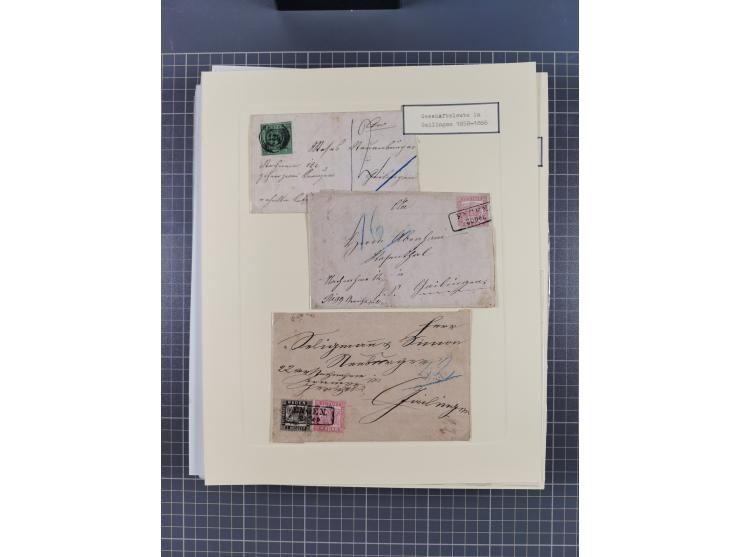 1800/1970 (ca.), HEIMATGESCHICHTE BADENS, umfangreiche Materialsammlung, teils ausstellungsmäßig aufgezogen, mit einigen hund