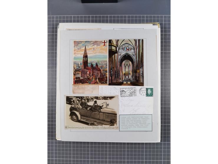 1800/1970 (ca.), HEIMATGESCHICHTE BADENS, umfangreiche Materialsammlung, teils ausstellungsmäßig aufgezogen, mit einigen hund