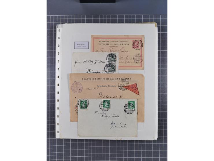 1800/1970 (ca.), HEIMATGESCHICHTE BADENS, umfangreiche Materialsammlung, teils ausstellungsmäßig aufgezogen, mit einigen hund