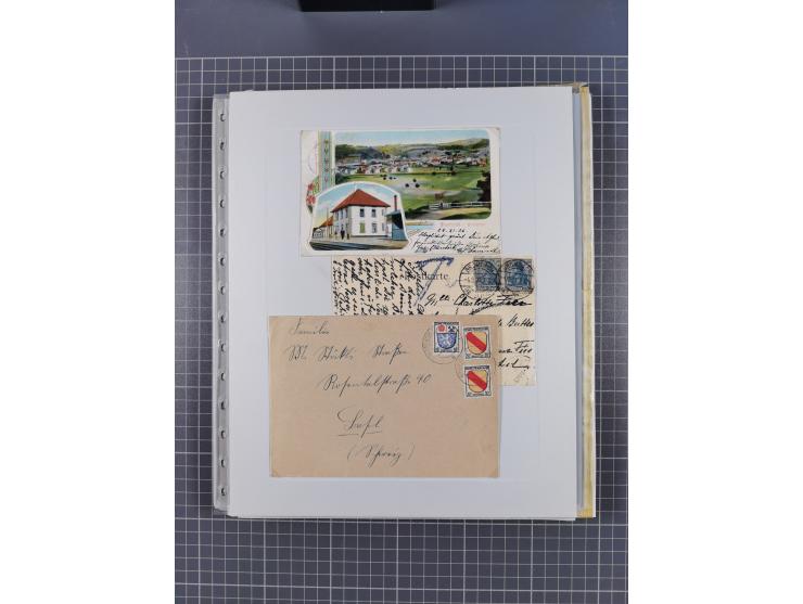 1800/1970 (ca.), HEIMATGESCHICHTE BADENS, umfangreiche Materialsammlung, teils ausstellungsmäßig aufgezogen, mit einigen hund