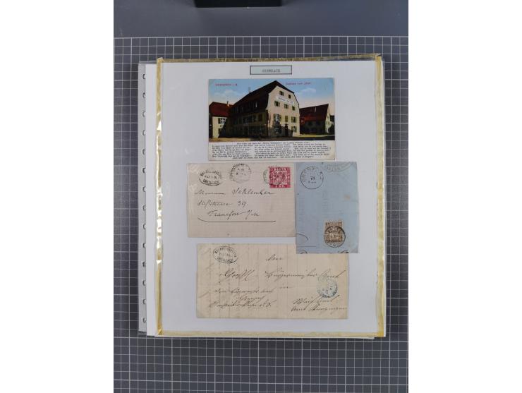 1800/1970 (ca.), HEIMATGESCHICHTE BADENS, umfangreiche Materialsammlung, teils ausstellungsmäßig aufgezogen, mit einigen hund