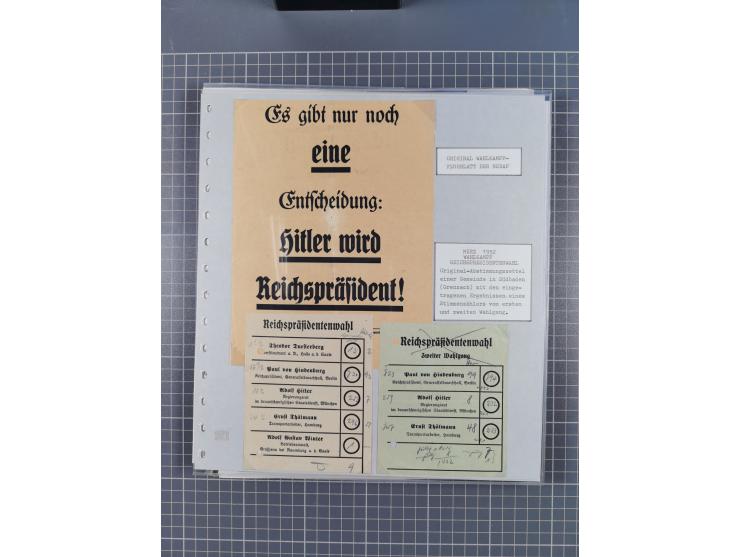 1800/1970 (ca.), HEIMATGESCHICHTE BADENS, umfangreiche Materialsammlung, teils ausstellungsmäßig aufgezogen, mit einigen hund