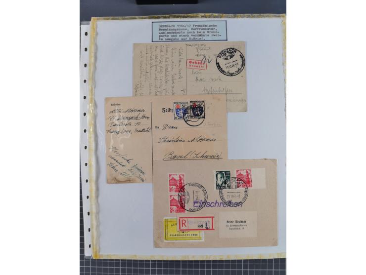 1800/1970 (ca.), HEIMATGESCHICHTE BADENS, umfangreiche Materialsammlung, teils ausstellungsmäßig aufgezogen, mit einigen hund