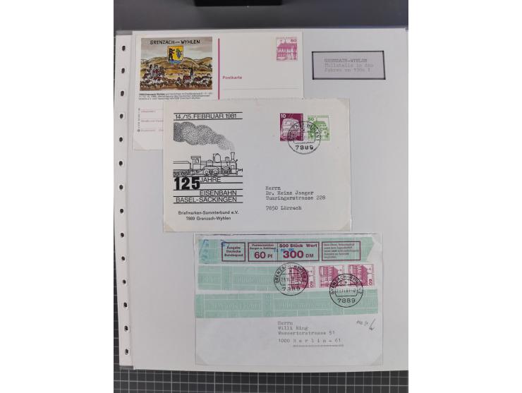 1800/1970 (ca.), HEIMATGESCHICHTE BADENS, umfangreiche Materialsammlung, teils ausstellungsmäßig aufgezogen, mit einigen hund