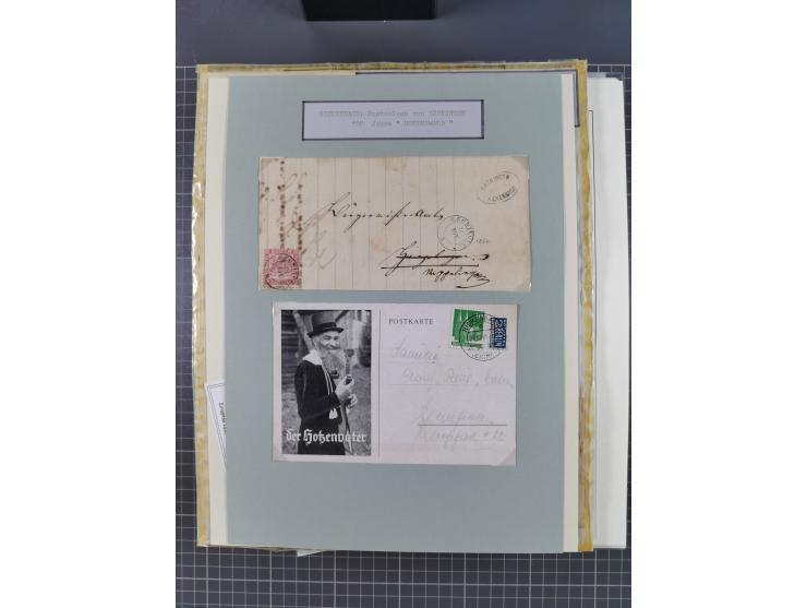 1800/1970 (ca.), HEIMATGESCHICHTE BADENS, umfangreiche Materialsammlung, teils ausstellungsmäßig aufgezogen, mit einigen hund