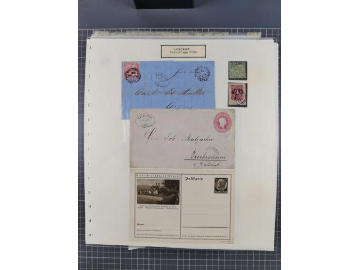 1800/1970 (ca.), HEIMATGESCHICHTE BADENS, umfangreiche Materialsammlung, teils ausstellungsmäßig aufgezogen, mit einigen hund