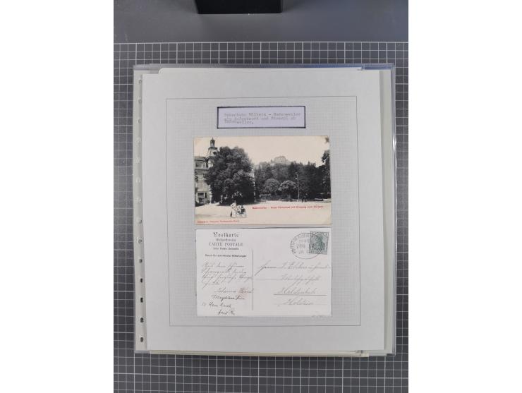 1800/1970 (ca.), HEIMATGESCHICHTE BADENS, umfangreiche Materialsammlung, teils ausstellungsmäßig aufgezogen, mit einigen hund