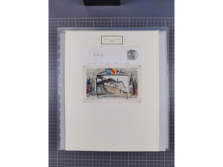 1800/1970 (ca.), HEIMATGESCHICHTE BADENS, umfangreiche Materialsammlung, teils ausstellungsmäßig aufgezogen, mit einigen hund