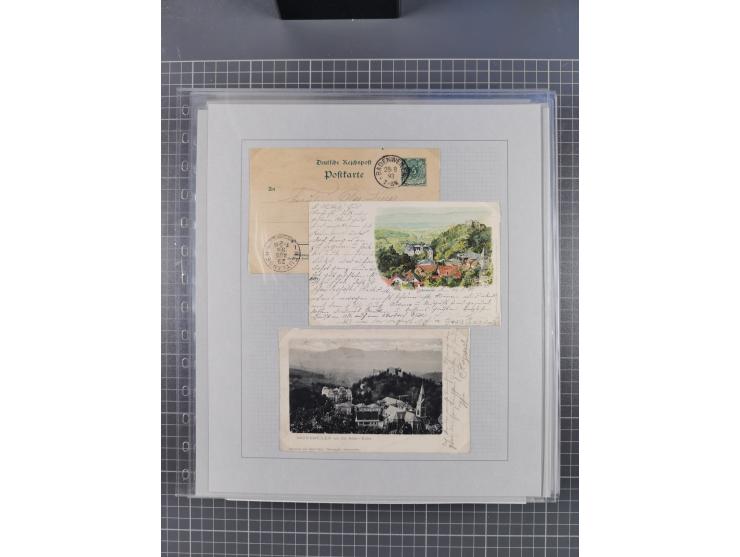 1800/1970 (ca.), HEIMATGESCHICHTE BADENS, umfangreiche Materialsammlung, teils ausstellungsmäßig aufgezogen, mit einigen hund