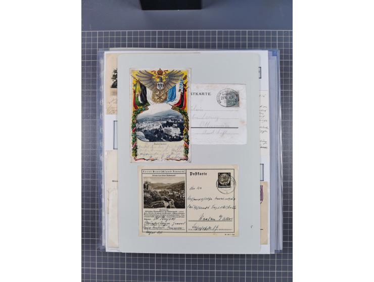 1800/1970 (ca.), HEIMATGESCHICHTE BADENS, umfangreiche Materialsammlung, teils ausstellungsmäßig aufgezogen, mit einigen hund