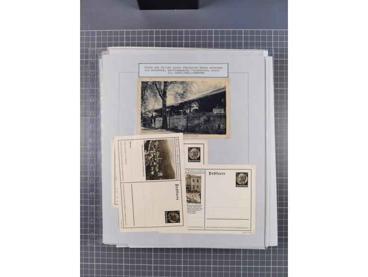 1800/1970 (ca.), HEIMATGESCHICHTE BADENS, umfangreiche Materialsammlung, teils ausstellungsmäßig aufgezogen, mit einigen hund