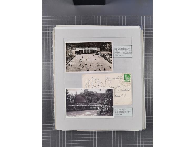 1800/1970 (ca.), HEIMATGESCHICHTE BADENS, umfangreiche Materialsammlung, teils ausstellungsmäßig aufgezogen, mit einigen hund