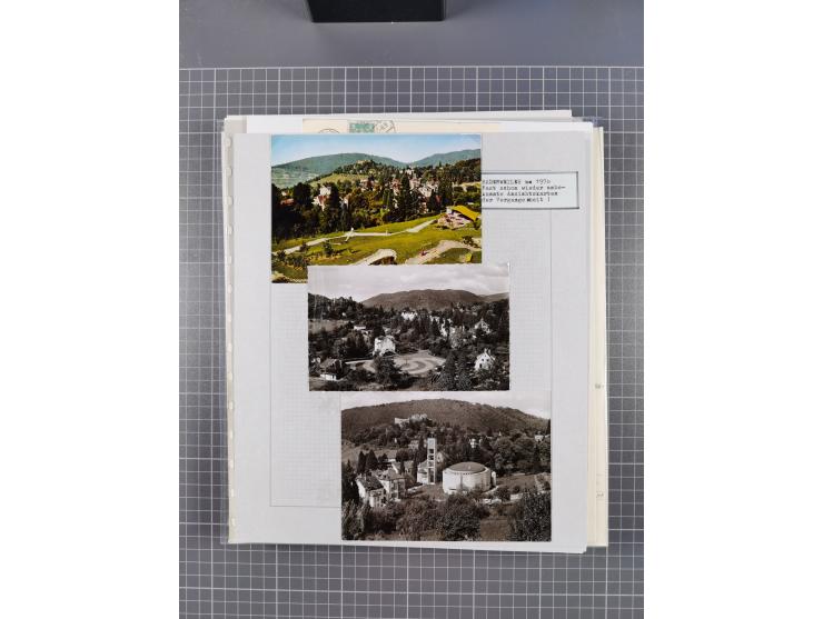 1800/1970 (ca.), HEIMATGESCHICHTE BADENS, umfangreiche Materialsammlung, teils ausstellungsmäßig aufgezogen, mit einigen hund