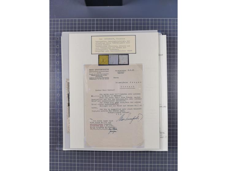 1800/1970 (ca.), HEIMATGESCHICHTE BADENS, umfangreiche Materialsammlung, teils ausstellungsmäßig aufgezogen, mit einigen hund