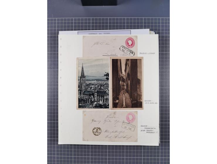 1800/1970 (ca.), HEIMATGESCHICHTE BADENS, umfangreiche Materialsammlung, teils ausstellungsmäßig aufgezogen, mit einigen hund