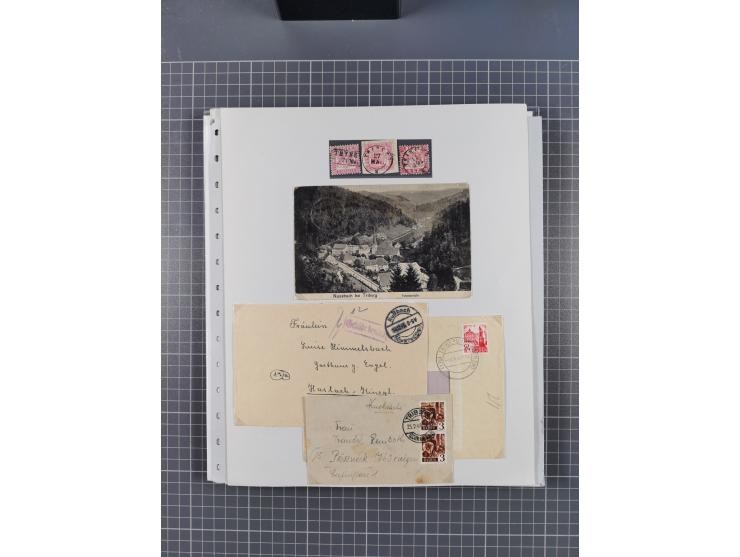 1800/1970 (ca.), HEIMATGESCHICHTE BADENS, umfangreiche Materialsammlung, teils ausstellungsmäßig aufgezogen, mit einigen hund