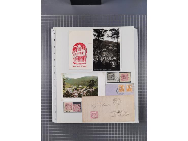 1800/1970 (ca.), HEIMATGESCHICHTE BADENS, umfangreiche Materialsammlung, teils ausstellungsmäßig aufgezogen, mit einigen hund