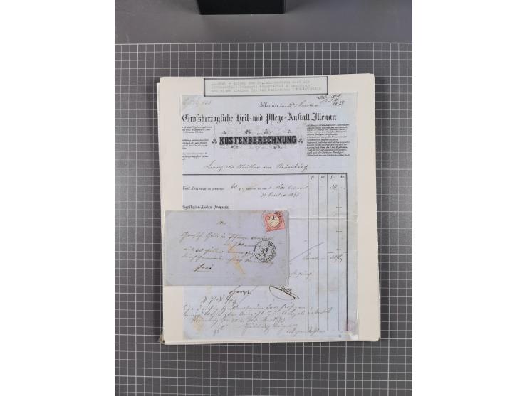 1800/1970 (ca.), HEIMATGESCHICHTE BADENS, umfangreiche Materialsammlung, teils ausstellungsmäßig aufgezogen, mit einigen hund