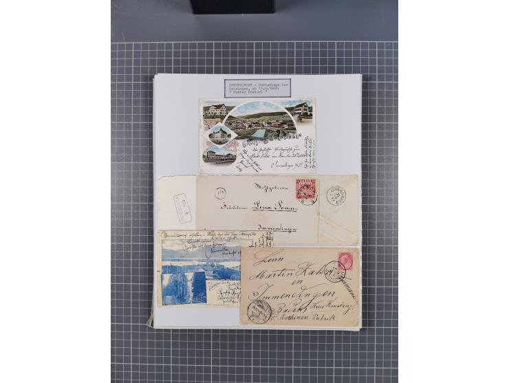 1800/1970 (ca.), HEIMATGESCHICHTE BADENS, umfangreiche Materialsammlung, teils ausstellungsmäßig aufgezogen, mit einigen hund