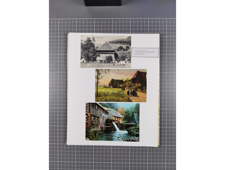 1800/1970 (ca.), HEIMATGESCHICHTE BADENS, umfangreiche Materialsammlung, teils ausstellungsmäßig aufgezogen, mit einigen hund