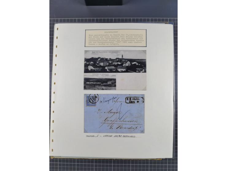 1800/1970 (ca.), HEIMATGESCHICHTE BADENS, umfangreiche Materialsammlung, teils ausstellungsmäßig aufgezogen, mit einigen hund