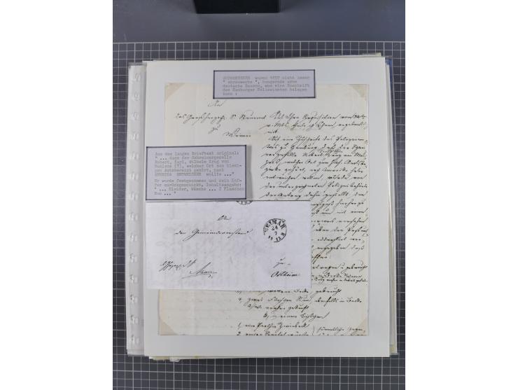 1800/1970 (ca.), HEIMATGESCHICHTE BADENS, umfangreiche Materialsammlung, teils ausstellungsmäßig aufgezogen, mit einigen hund