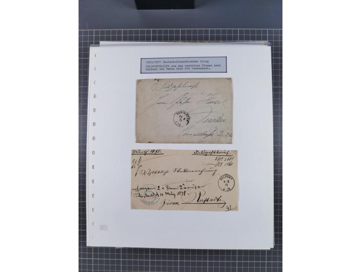 1800/1970 (ca.), HEIMATGESCHICHTE BADENS, umfangreiche Materialsammlung, teils ausstellungsmäßig aufgezogen, mit einigen hund