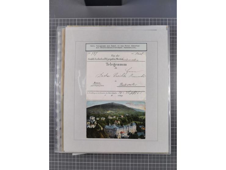 1800/1970 (ca.), HEIMATGESCHICHTE BADENS, umfangreiche Materialsammlung, teils ausstellungsmäßig aufgezogen, mit einigen hund