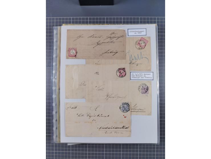 1800/1970 (ca.), HEIMATGESCHICHTE BADENS, umfangreiche Materialsammlung, teils ausstellungsmäßig aufgezogen, mit einigen hund