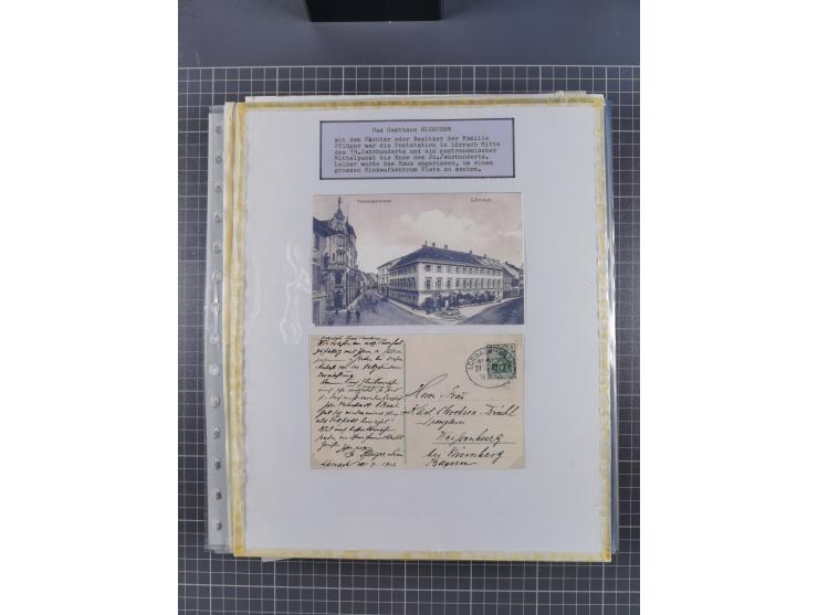 1800/1970 (ca.), HEIMATGESCHICHTE BADENS, umfangreiche Materialsammlung, teils ausstellungsmäßig aufgezogen, mit einigen hund