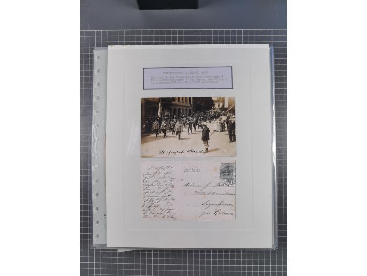 1800/1970 (ca.), HEIMATGESCHICHTE BADENS, umfangreiche Materialsammlung, teils ausstellungsmäßig aufgezogen, mit einigen hund