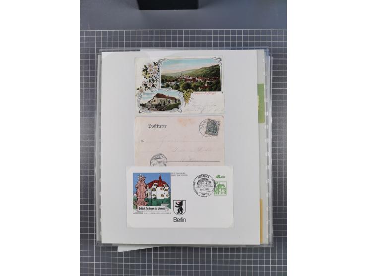 1800/1970 (ca.), HEIMATGESCHICHTE BADENS, umfangreiche Materialsammlung, teils ausstellungsmäßig aufgezogen, mit einigen hund