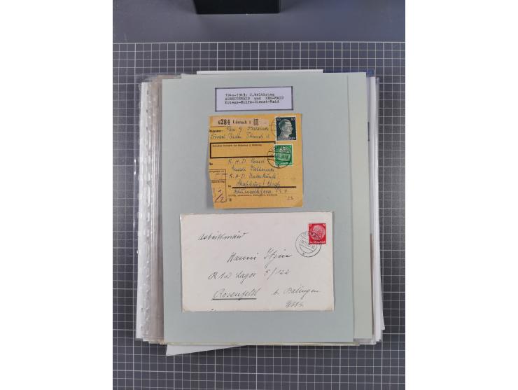 1800/1970 (ca.), HEIMATGESCHICHTE BADENS, umfangreiche Materialsammlung, teils ausstellungsmäßig aufgezogen, mit einigen hund