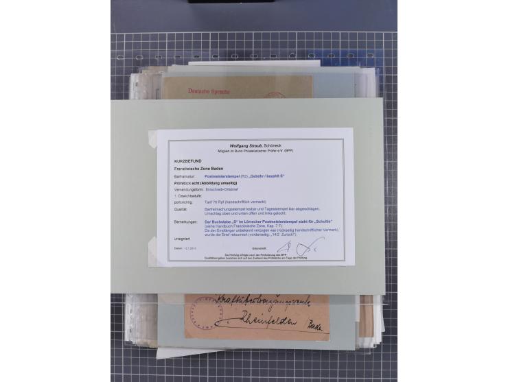 1800/1970 (ca.), HEIMATGESCHICHTE BADENS, umfangreiche Materialsammlung, teils ausstellungsmäßig aufgezogen, mit einigen hund