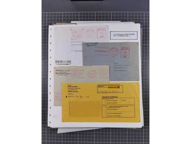 1800/1970 (ca.), HEIMATGESCHICHTE BADENS, umfangreiche Materialsammlung, teils ausstellungsmäßig aufgezogen, mit einigen hund