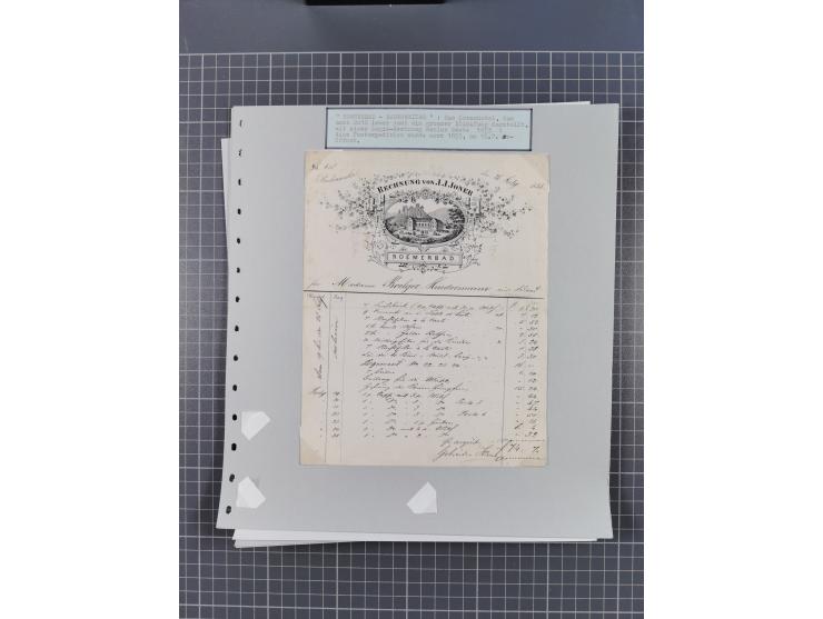 1800/1970 (ca.), HEIMATGESCHICHTE BADENS, umfangreiche Materialsammlung, teils ausstellungsmäßig aufgezogen, mit einigen hund