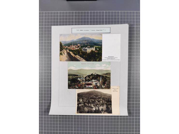 1800/1970 (ca.), HEIMATGESCHICHTE BADENS, umfangreiche Materialsammlung, teils ausstellungsmäßig aufgezogen, mit einigen hund