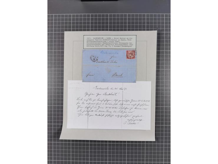 1800/1970 (ca.), HEIMATGESCHICHTE BADENS, umfangreiche Materialsammlung, teils ausstellungsmäßig aufgezogen, mit einigen hund