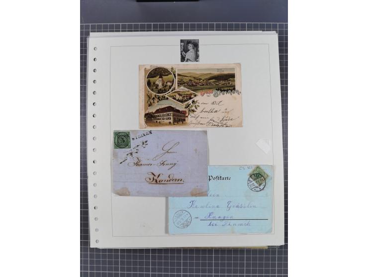 1800/1970 (ca.), HEIMATGESCHICHTE BADENS, umfangreiche Materialsammlung, teils ausstellungsmäßig aufgezogen, mit einigen hund