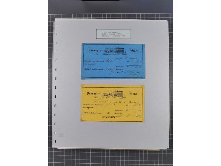 1800/1970 (ca.), HEIMATGESCHICHTE BADENS, umfangreiche Materialsammlung, teils ausstellungsmäßig aufgezogen, mit einigen hund