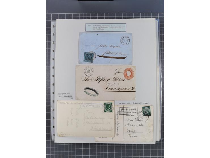 1800/1970 (ca.), HEIMATGESCHICHTE BADENS, umfangreiche Materialsammlung, teils ausstellungsmäßig aufgezogen, mit einigen hund