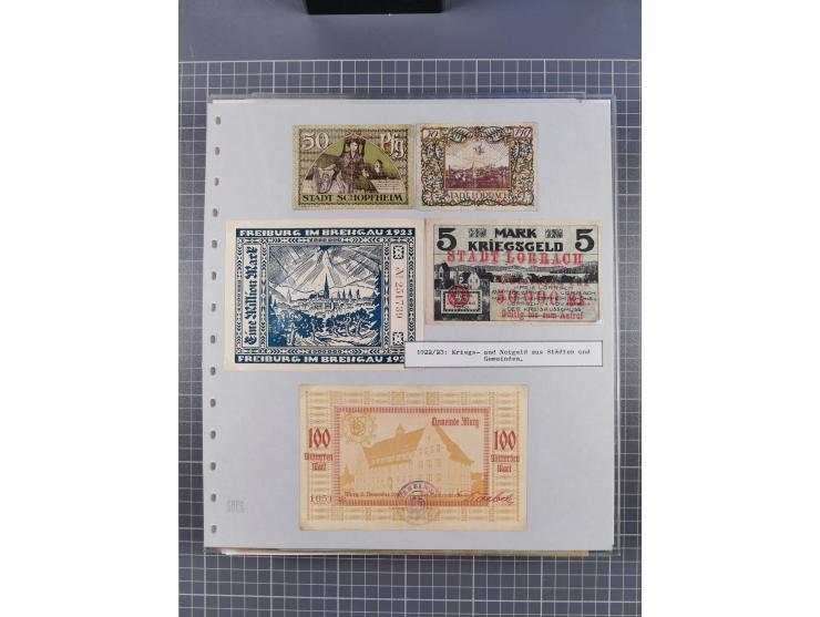 1800/1970 (ca.), HEIMATGESCHICHTE BADENS, umfangreiche Materialsammlung, teils ausstellungsmäßig aufgezogen, mit einigen hund