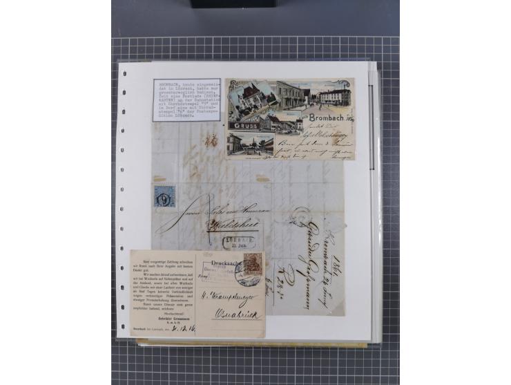 1800/1970 (ca.), HEIMATGESCHICHTE BADENS, umfangreiche Materialsammlung, teils ausstellungsmäßig aufgezogen, mit einigen hund