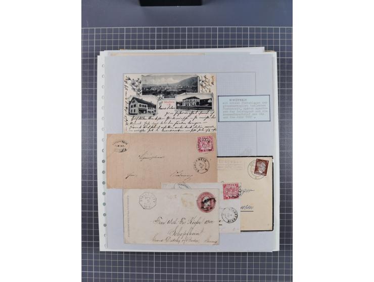 1800/1970 (ca.), HEIMATGESCHICHTE BADENS, umfangreiche Materialsammlung, teils ausstellungsmäßig aufgezogen, mit einigen hund