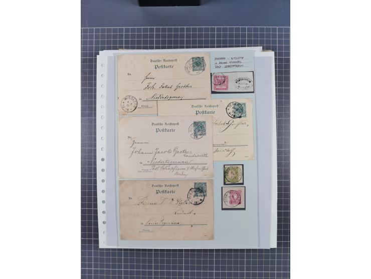 1800/1970 (ca.), HEIMATGESCHICHTE BADENS, umfangreiche Materialsammlung, teils ausstellungsmäßig aufgezogen, mit einigen hund